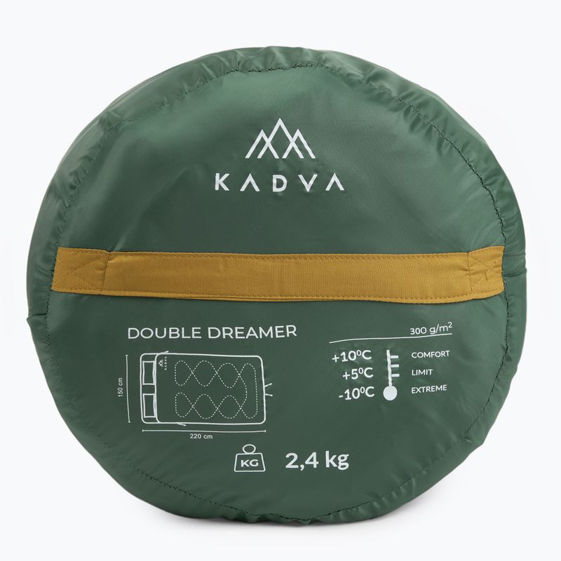 Dvigubas miegmaišis KADVA Double dream green 10