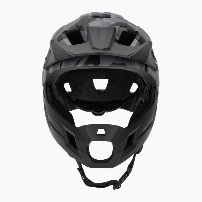 Vaikiškas dviračių šalmas ATTABO Predator full face gray 2