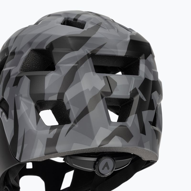 Vaikiškas dviračių šalmas ATTABO Predator full face gray 8