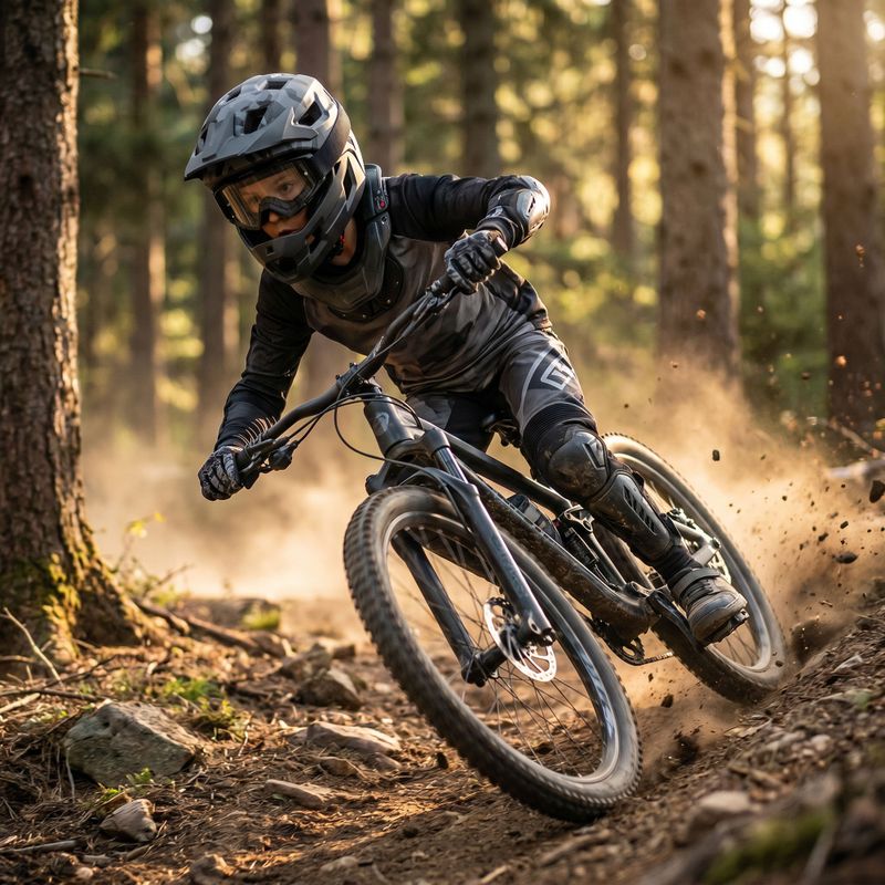 Vaikiškas dviračių šalmas ATTABO Predator full face gray 11