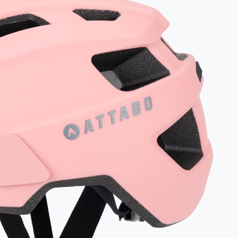 Vaikiškas dviračio šalmas ATTABO Khola pink 10