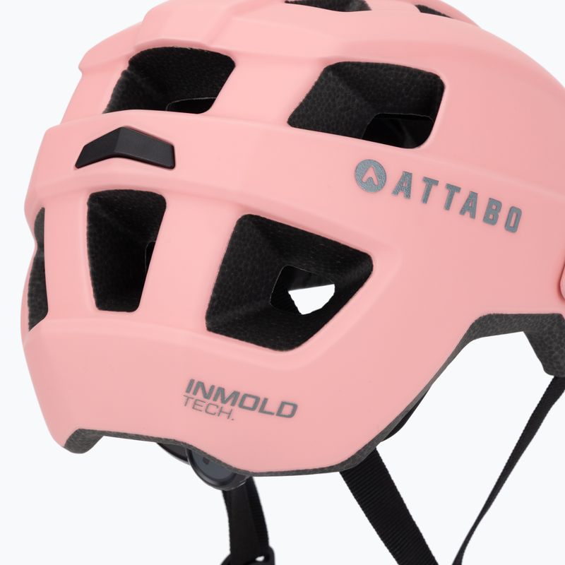 Vaikiškas dviračio šalmas ATTABO Khola pink 11