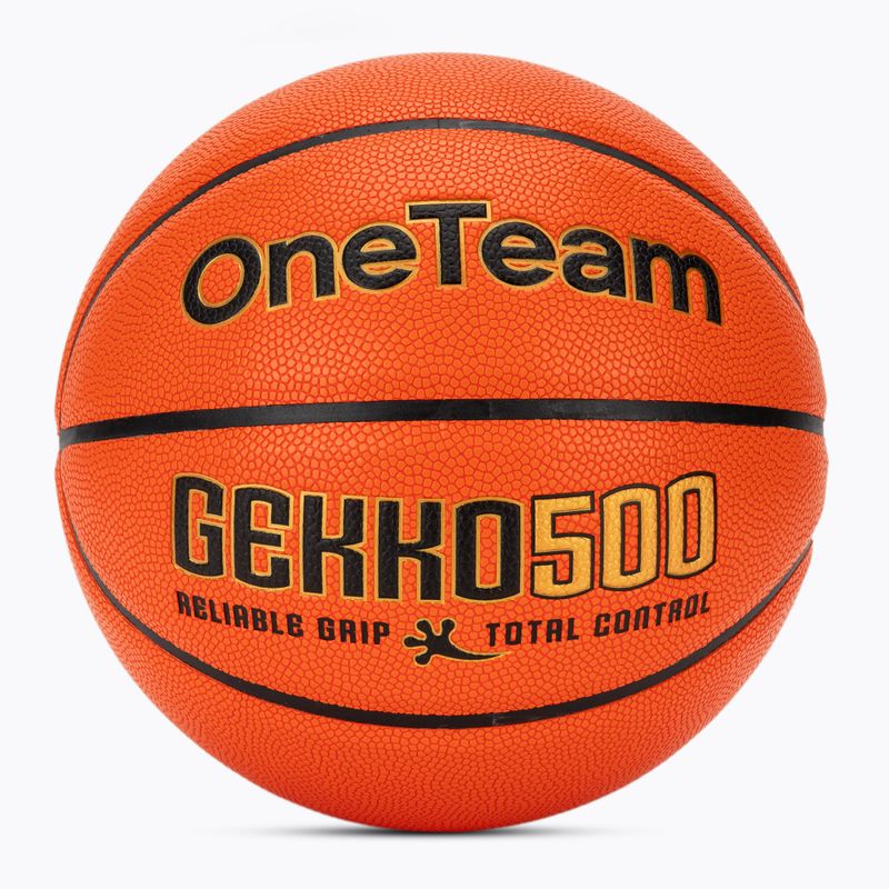 Krepšinio kamuolys OneTeam GEKKO 5 orange