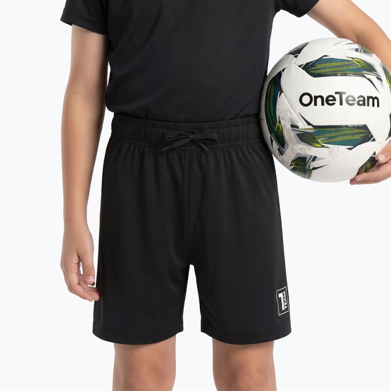 Vaikiškas futbolo komplektas OneTeam Precision Set marškinėliai ir šortai juodi 5