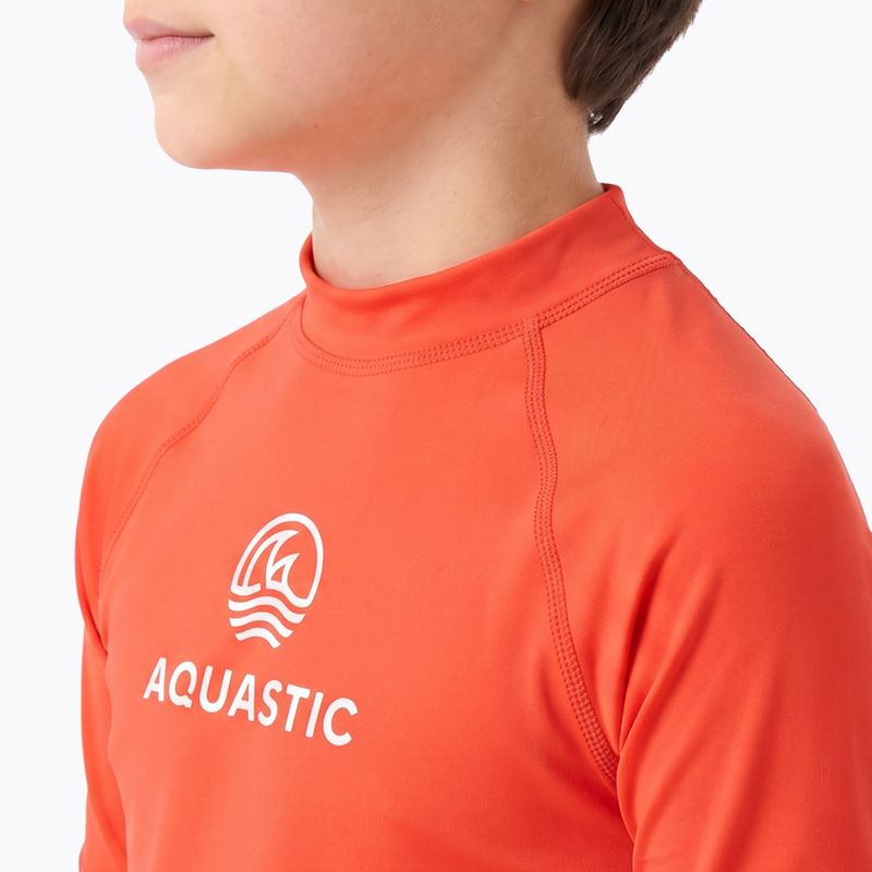 Vaikiški marškinėliai AQUASTIC Rimos UV 50+ UPF orange 4