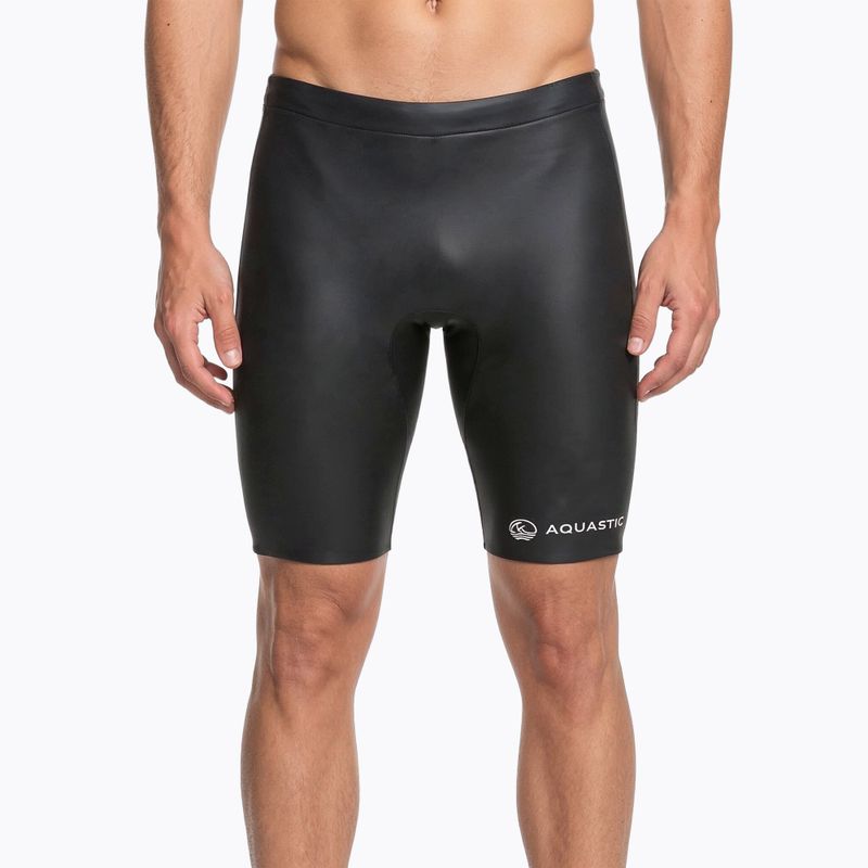 Vyriški neopreniniai šortai AQUASTIC OceanFlex 5/3 mm GLIDE SKIN juoda 3