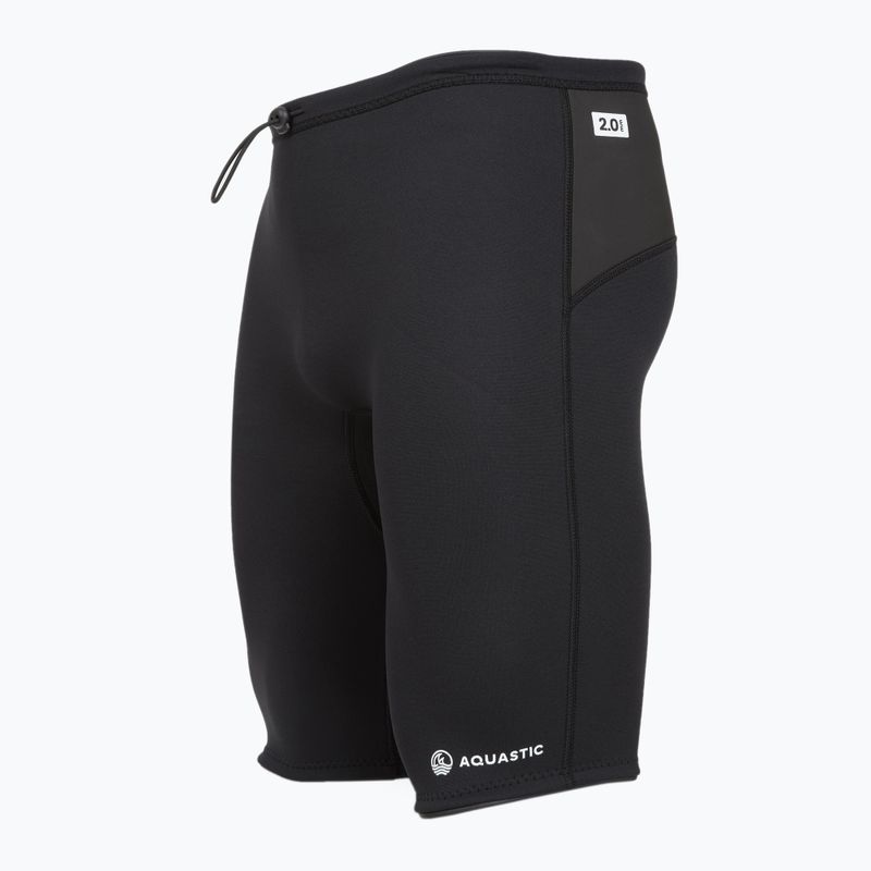Vyriški neopreniniai šortai AQUASTIC SeaFlex 2.0 mm juodi 7