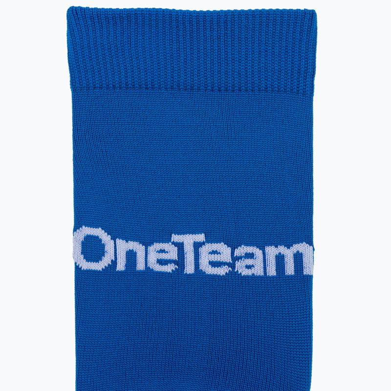 Futbolo kojinės OneTeam Precision football socks rinkinys 2-pack mėlynas 3