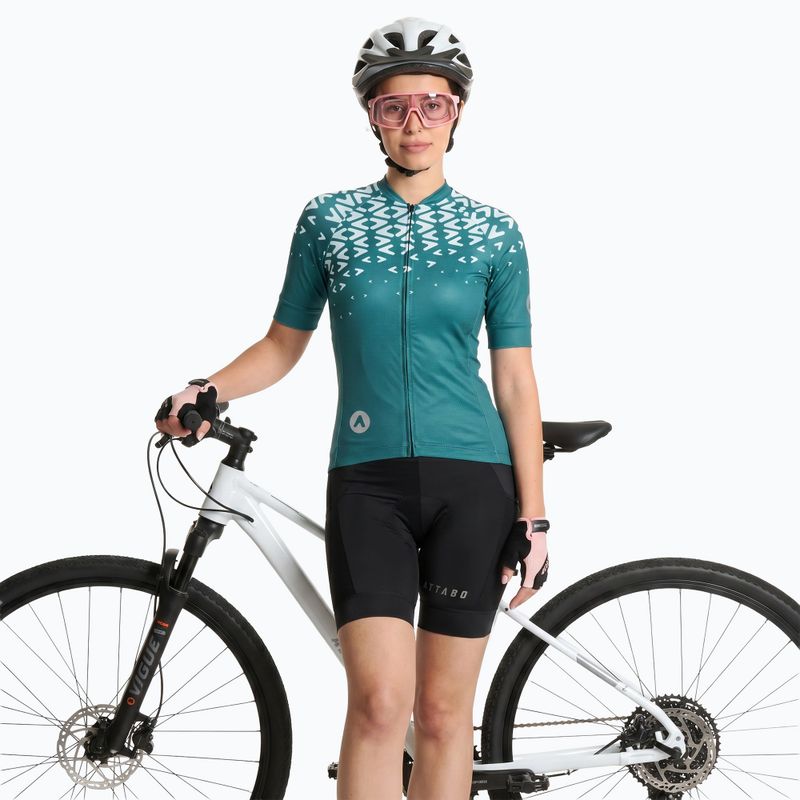 Moteriški dviračių marškinėliai ATTABO Tevi WMNS green 6