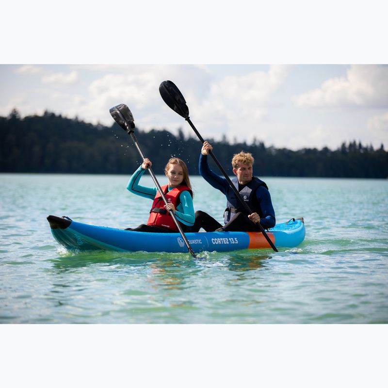 Pripučiama dvivietė baidarė AQUASTIC Cortez 13'5" 410 cm mėlyna 19