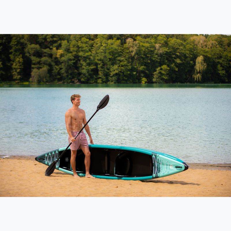 Pripučiama aukšto slėgio dvivietė baidarė AQUASTIC Cortez 13'9" 420 cm žalia 17