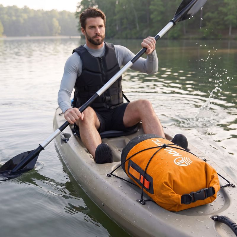 Neperšlampamas maišas AQUASTIC Dry Bag 8 l Nylon/TPU orange 2