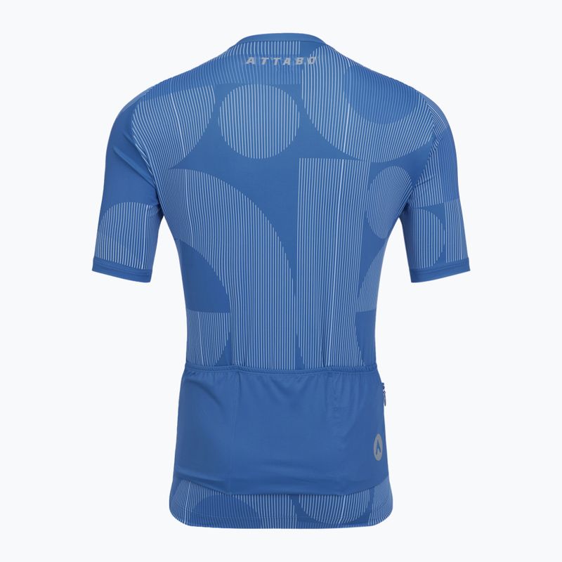 Vaikiški dviratininko marškinėliai ATTABO Vites navy blue 7