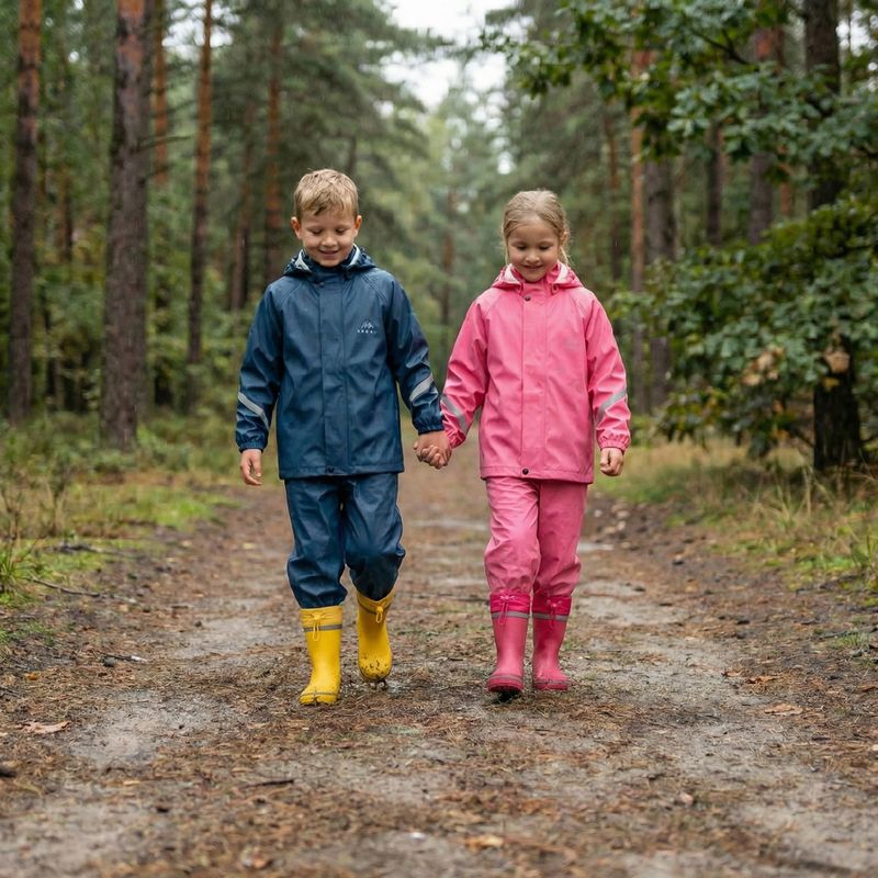 Vaikiški guminiai batai KADVA PuddleProof JR su atšvaitiniais elementais geltoni 4