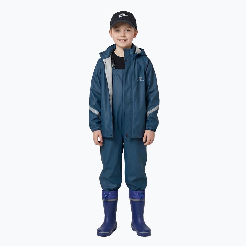 Vaikiški guminiai batai KADVA PuddleProof JR su atšvaitiniais elementais mėlyni 2