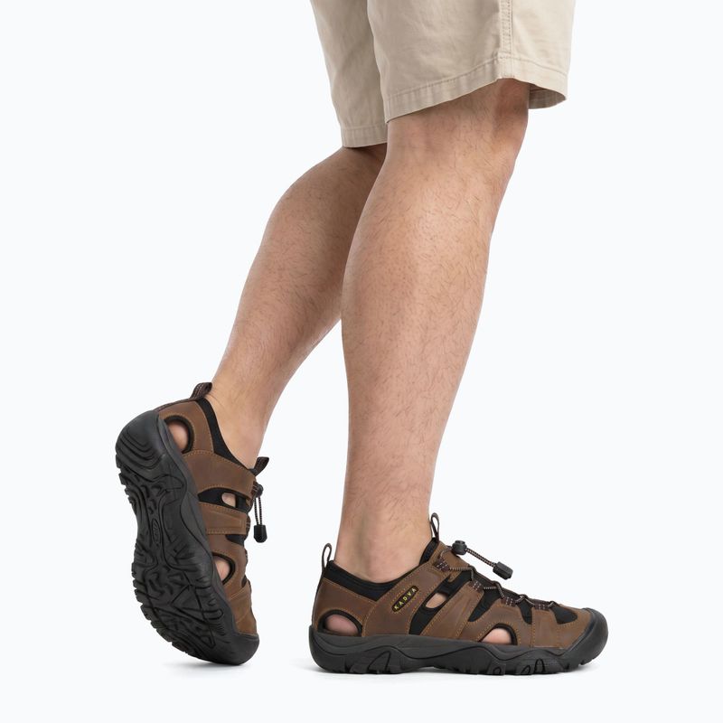 Vyriški turistiniai sandalai KADVA Strike Vent brown 2