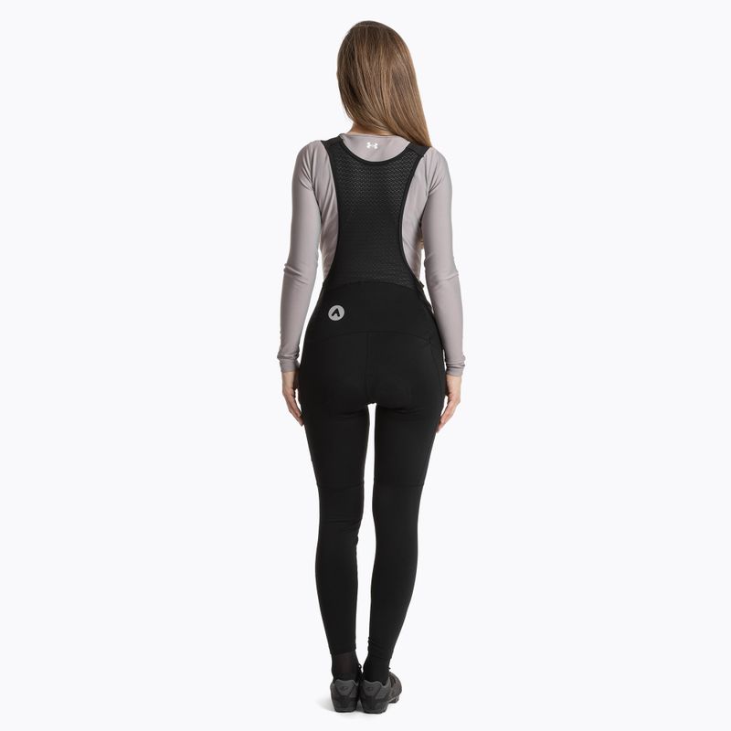 Moteriškos dviračių kelnės ATTABO OFREE CARGO su pašiltinimu black 2