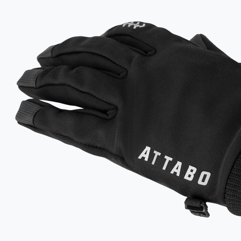 Dviračių pirštinės ATTABO LOREEF GLOVES windpfoor, su pašiltinimu black 5