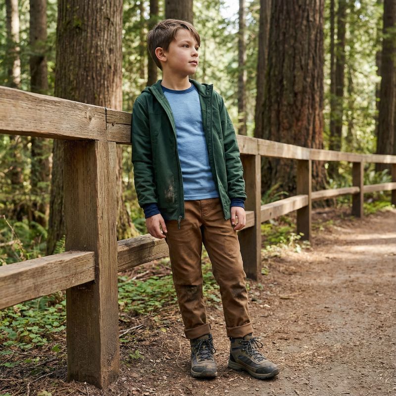 Vaikiškas termoaktyvus apatinis komplektas WOOLCANO Merino SET0982 blue 7