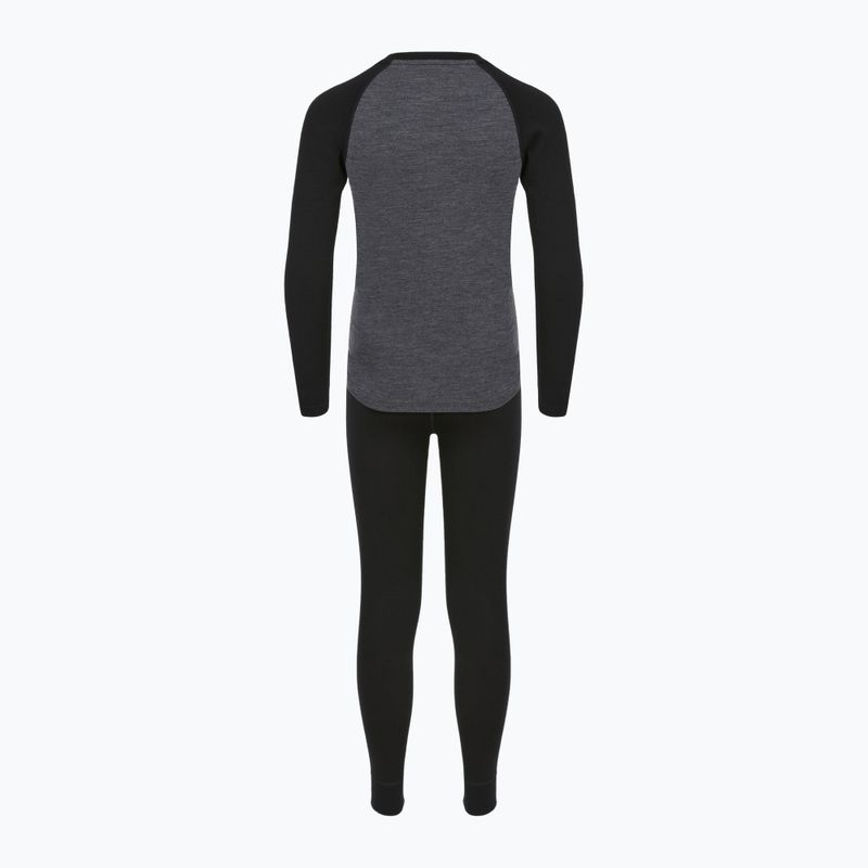Vaikiškas termoaktyvus apatinis komplektas WOOLCANO Merino SET0982 grey 9