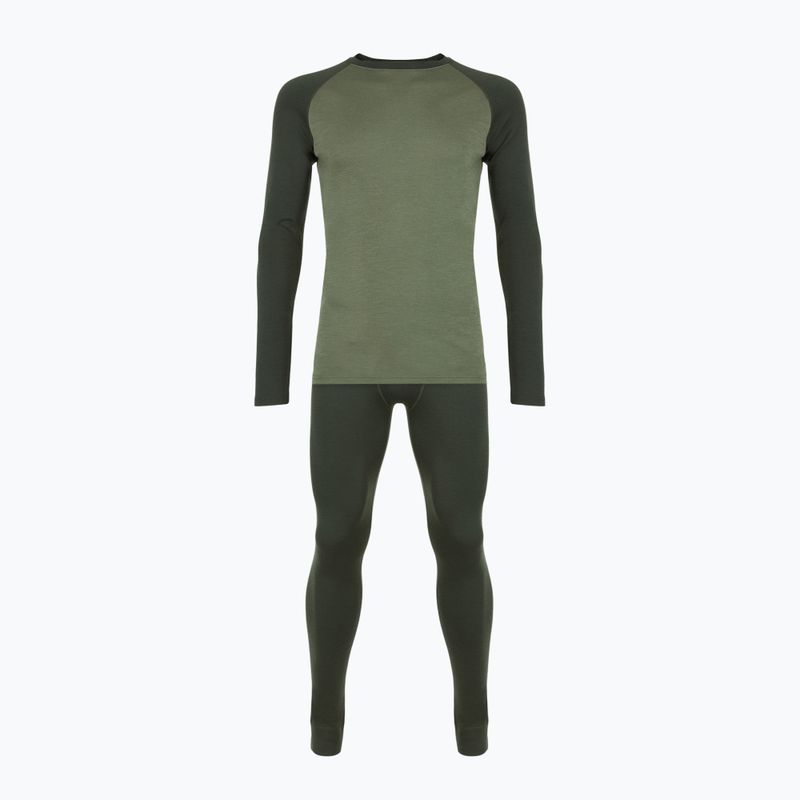 Vyriškas termoaktyvių apatinių komplektas Merino WOOLCANO SET0978 khaki 8