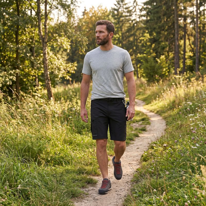 Vyriški žygio marškinėliai KADVA Merivra merino green 5