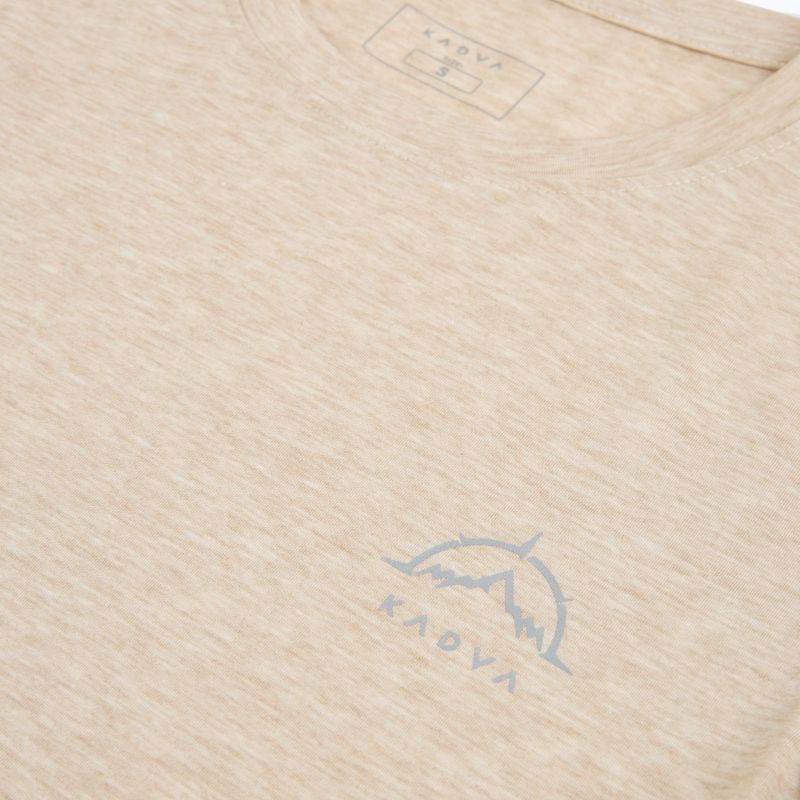 Moteriški žygio marškinėliai KADVA Merivra merino beige 3