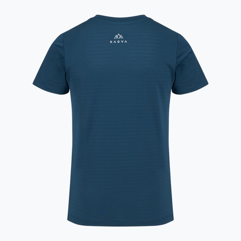 Vaikiški žygio marškinėliai KADVA TrailCore breathable navy blue 8