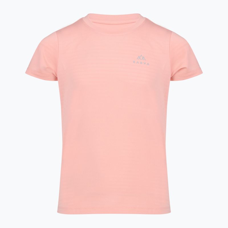 Vaikiški trekingo marškinėliai KADVA TrailCore breathable pink 7