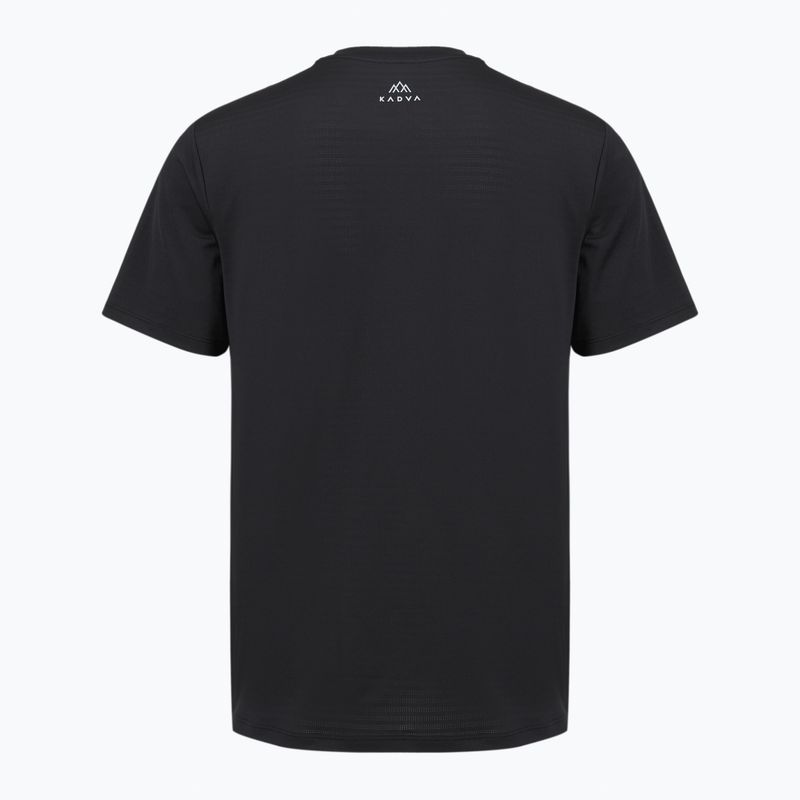 Vyriški trekingo marškinėliai KADVA TrailCore breathable black 7