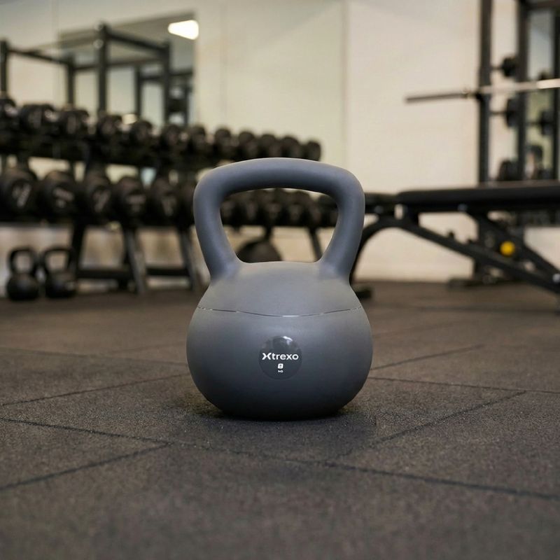 Minkštas kettlebell XTREXO 8 kg grey 5