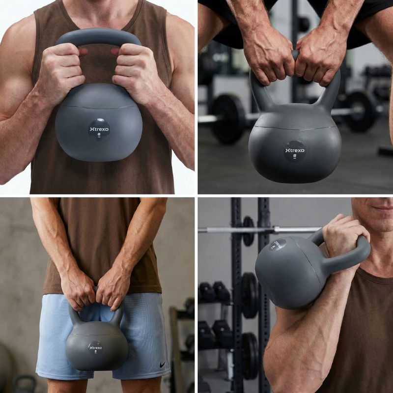 Minkštas kettlebell XTREXO 8 kg grey 6
