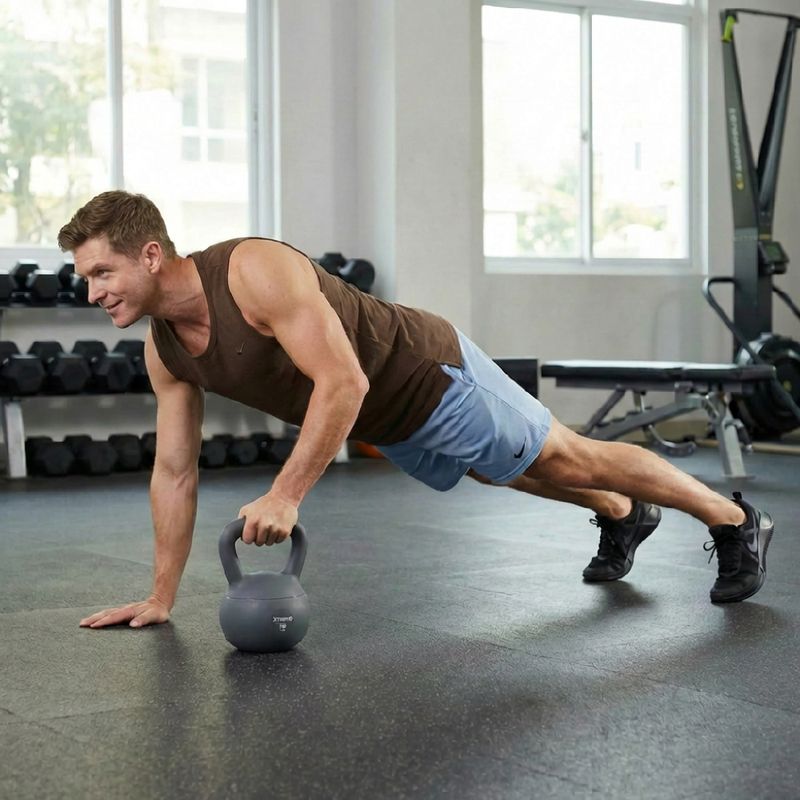 Kettlebell SOFT XTREXO 10 kg pilkas 3
