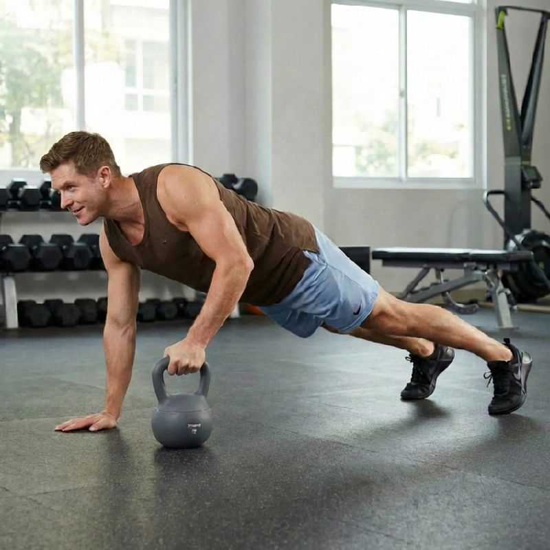 Kettlebell SOFT XTREXO 12 kg pilkas 3