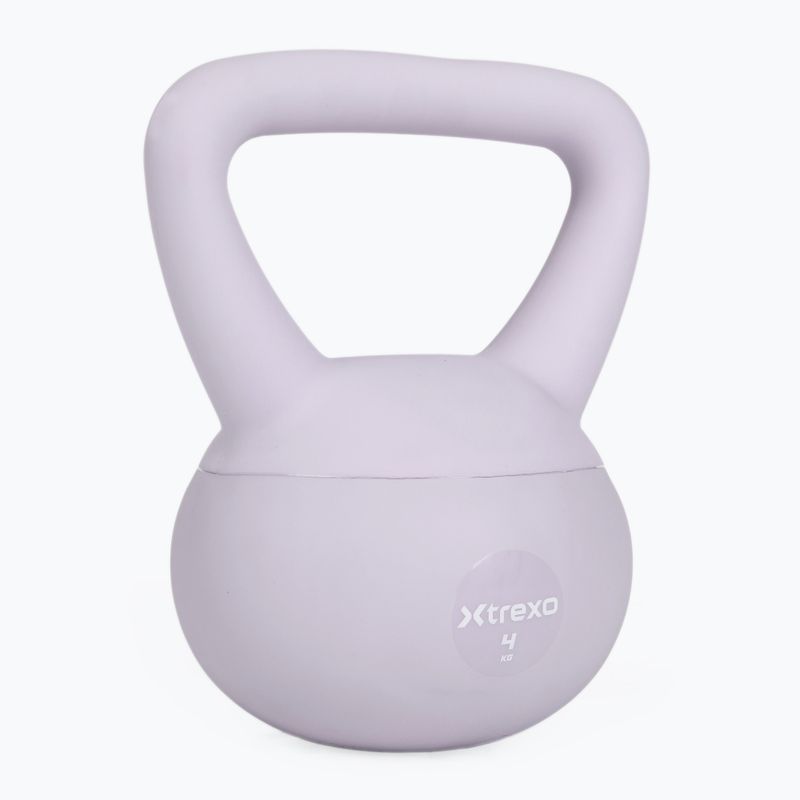 Minkštas kettlebell XTREXO 4 kg purple 7