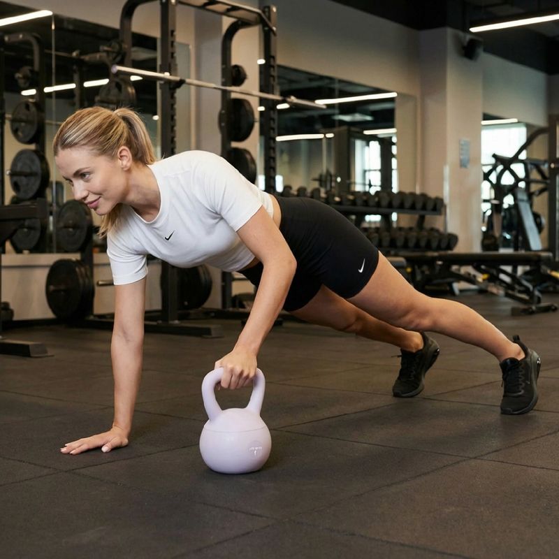 Kettlebell SOFT XTREXO 6 kg violetinė 3