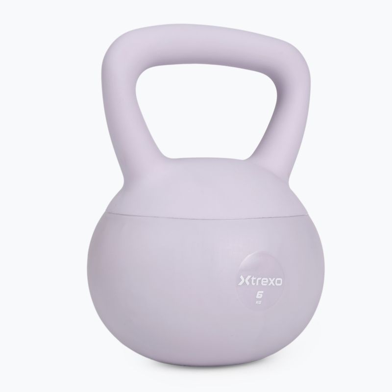 Minkštas kettlebell XTREXO 6 kg purple 7