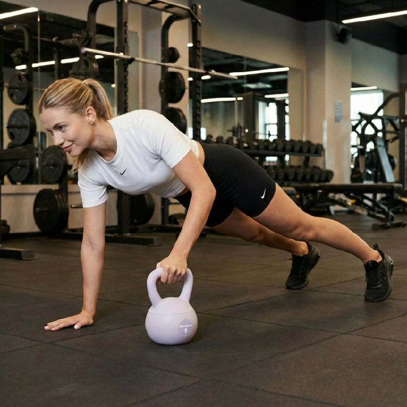 Kettlebell SOFT XTREXO 8 kg violetinė 3