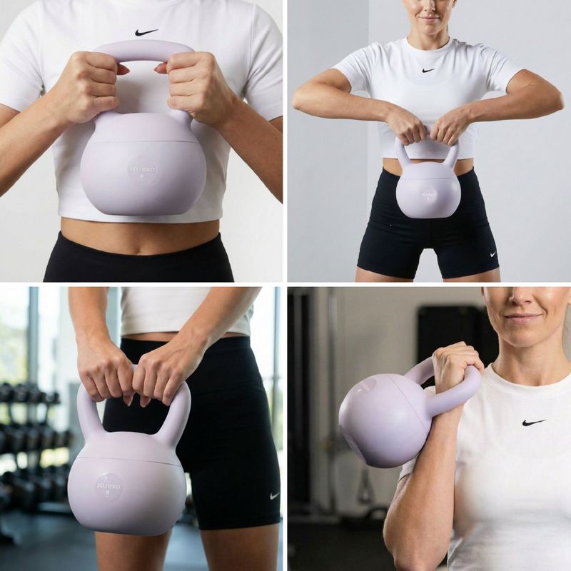 Kettlebell SOFT XTREXO 8 kg violetinė 6