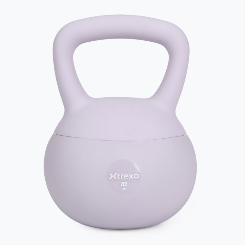 Kettlebell SOFT XTREXO 10 kg violetinė
