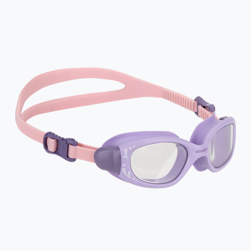Vaikiški plaukimo akiniai AQUASTIC Spinny purple