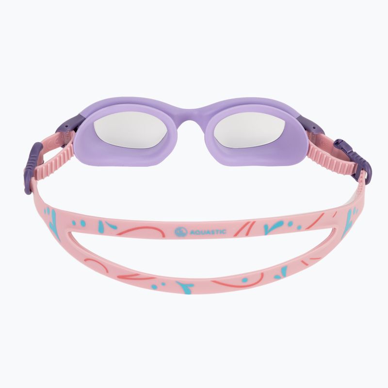 Vaikiški plaukimo akiniai AQUASTIC Spinny purple 10