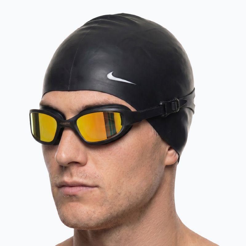 Akiniai plaukiojimui AQUASTIC Vili black 4