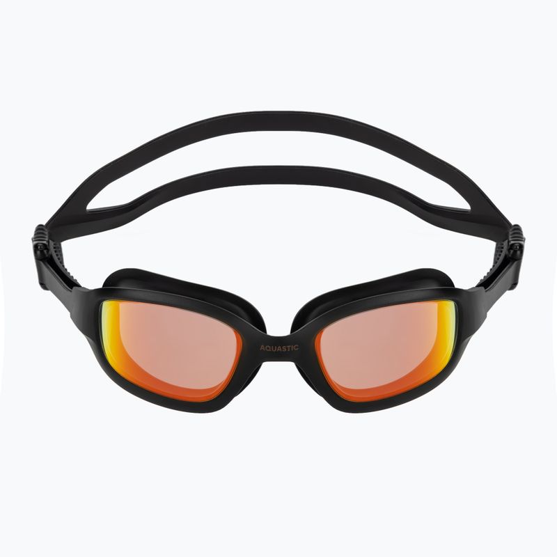 Akiniai plaukiojimui AQUASTIC Vili black 8