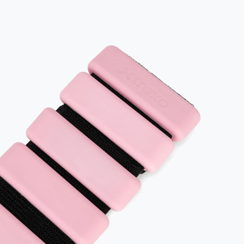 Sunkūs diržai kulkšnių ir riešų žastams  XTREXO SCULPT 2 x 0,5 kg pink 5