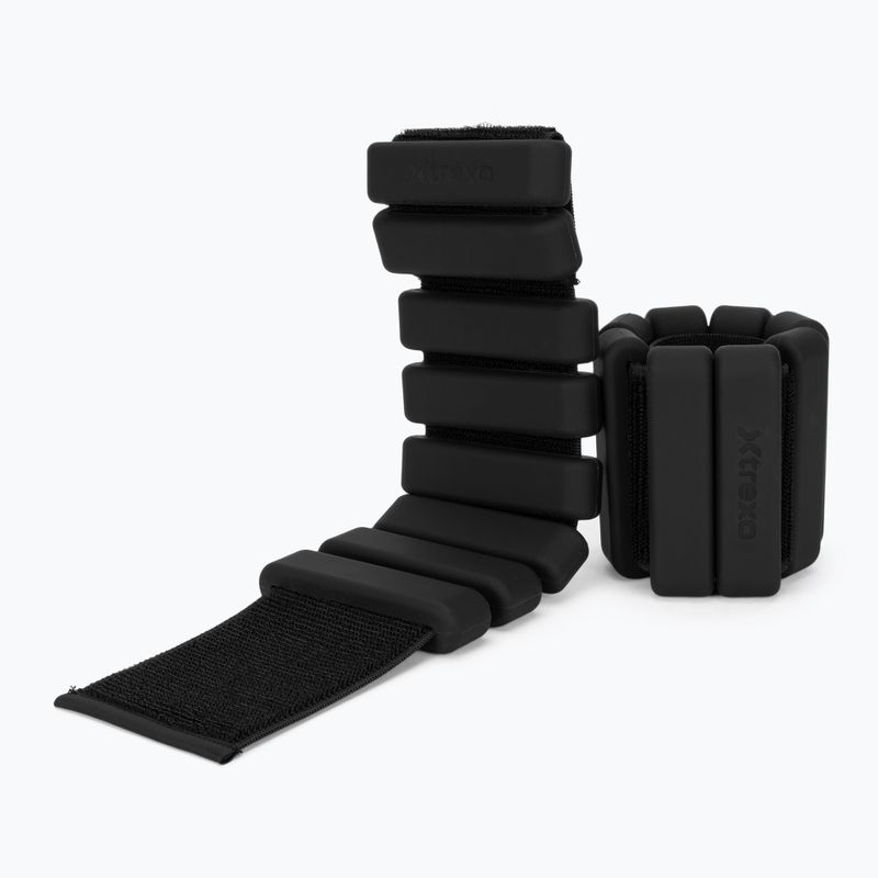 Sunkūs diržai kulkšnių ir riešų žastams  XTREXO SCULPT 2 x 1 kg black 3
