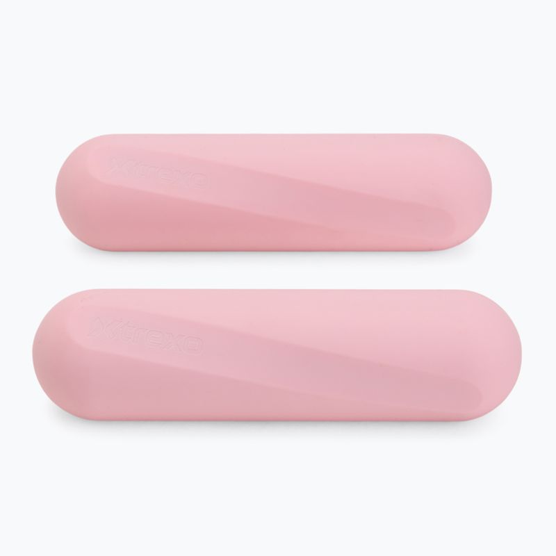 Svarmenų rinkinys XTREXO SCULPT 2 x 1 kg pink 4