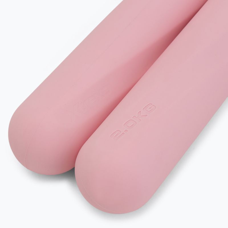 Svarmenų rinkinys XTREXO SCULPT 2 x 2 kg pink 5