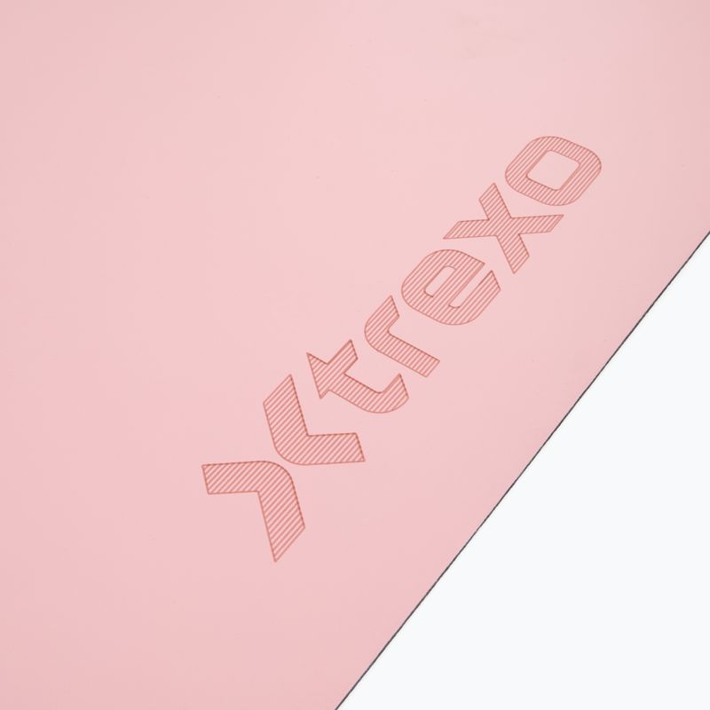 Pratimų ir jogos kilimėlis XTREXO SCULPT rounded 183 x 61 cm pink 3