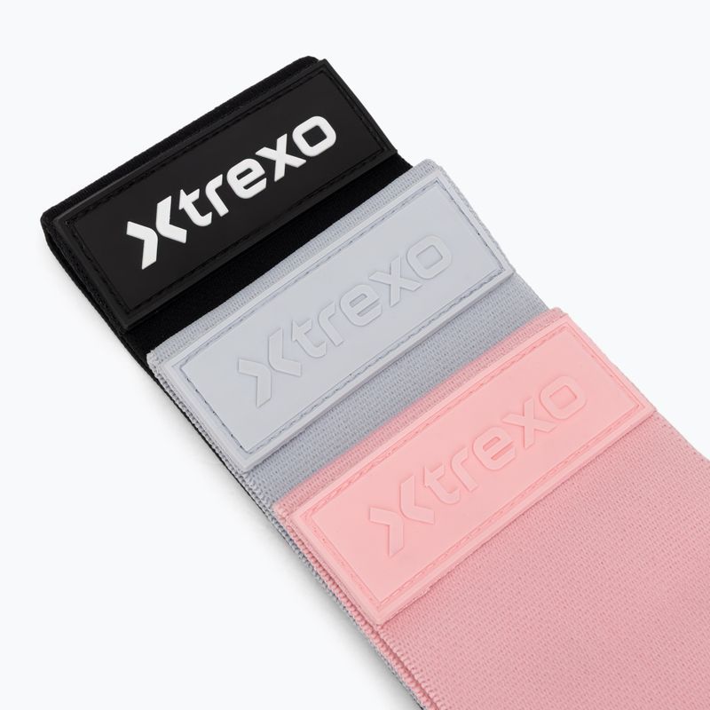 Atsparumo juostų rinkinys XTREXO SCULPT colorful 3